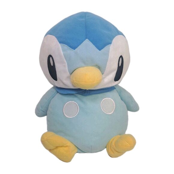 14" Pokémon Piplup Plush Stuffed Animal Toy Blue Penguin Nintendo Doll Pokemon - Picture 1 of 7